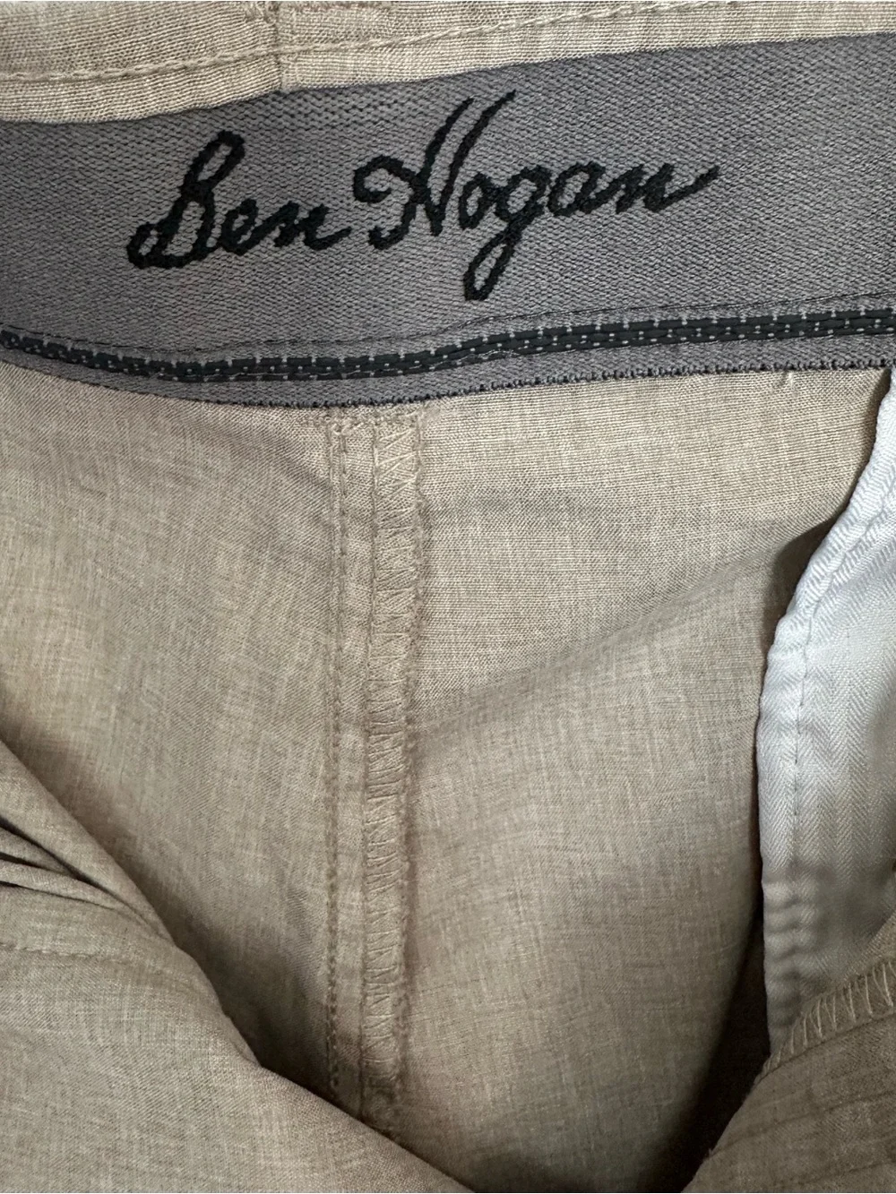 Ben Hogan Men's Khaki Casual Shorts